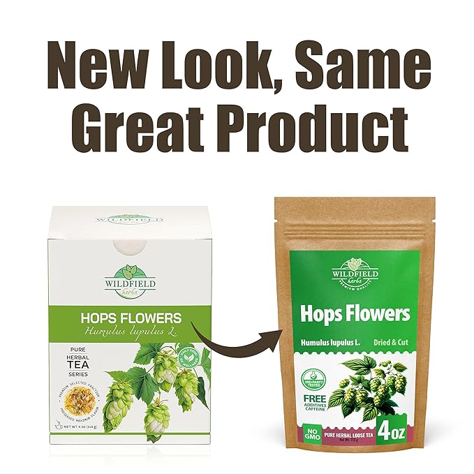 4 oz. Hops Herb Dried Tea Hops Flowers Herbal (Humulus Lupulus L.) - 113 Gramm Herb Tea Lupulo Entero