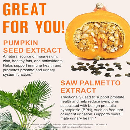 WHLH & WELL-BEING Pumpkin Seed Oil Capsules, 2Pack Pumpkin Seed Oil for Hair Growth, 1000mg Per Serving, 600 Count