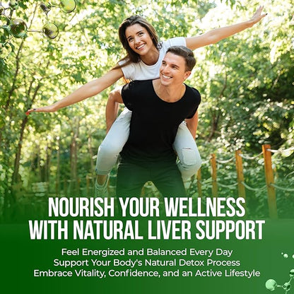 Nature's Nectar Liver Cleanse Detox & Repair – Active Liver Support Supplement with Milk Thistle Liver Detox – Helps Repair & Protect Liver, Aids Fatty Liver & Gallbladder Health – 60 Capsules