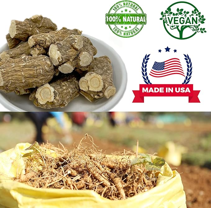 1 LB Hand-Selected American Wisconsin Farmed Ginseng Root |美国威斯康辛州 5年大号泡参 西洋参 花旗参| Cultivated Wisconsin Ginsengss Slices Root 8OZ*2=453g/XL Box