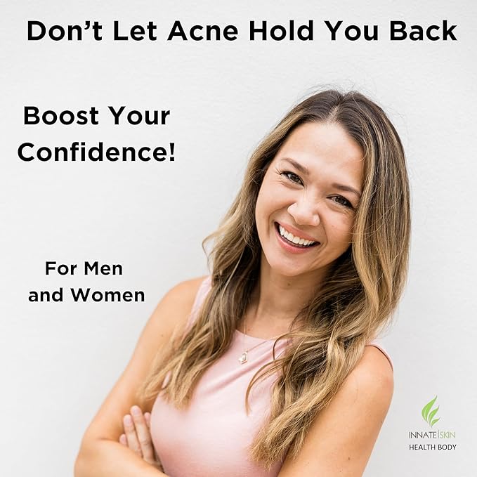 Clear Skin Acne Vitamins Capsules | Complexion Supplements 60 Count Capsules Pack of 2