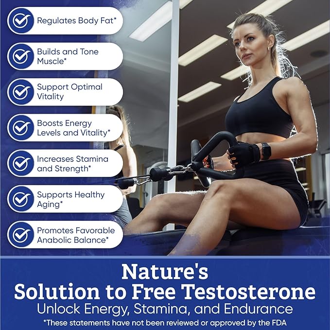 Alpha Boost – Natural Free Testosterone Support, Energy, Stamina, Endurance & Vitality for Men & Women, Multivitamin for Healthy Aging & Performance & Utilizes VESIsorb® (60 Ct)