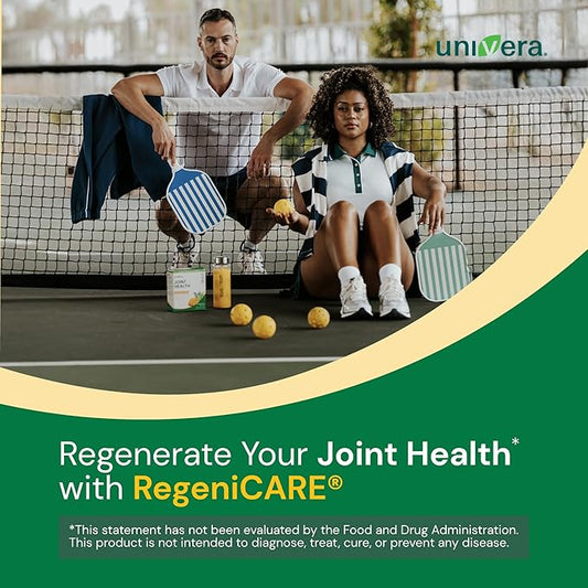 Univera RegeniCARE, Glucosamine, Chondroitin, MSM, Univestin, Joint Health, Joint Support, Easy to Carry (30ct, 7g Individual Packets)