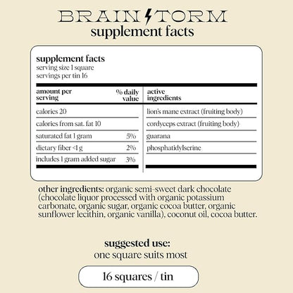 Alice Mushrooms Nightcap + Brainstorm Duo | Functional Mushroom Chocolates | Brainstorm Energy Bites for Focus, Clarity & Cognitive Function | Nightcap Supports Deep Sleep, Calm Mind, Stress Relief