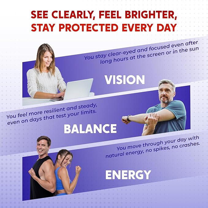 All-in-1 Bilberry Eyebright Astaxanthin Elderberry Resveratrol Supplement - Rich in Antioxidants & Supports Eye Health - Made in The USA -150 Capsules