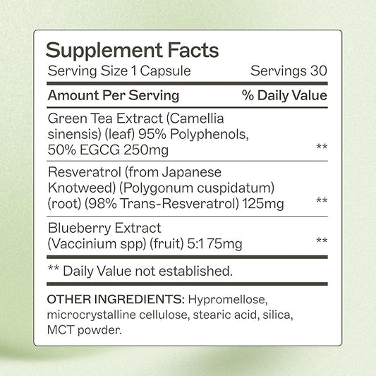 Amy Myers MD Resveratrol Supplement - Supports Cellular Health, Antioxidant Defense & Healthy Aging - Red Wine Extract - Gluten-Free - 60 Capsules (30 Servings)