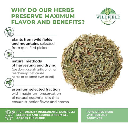 4 oz. Dried Stevia Leaves Herbal Tea (Stevia Rebaudiana) - 113g Leaf Leaves Herb Tea Estevia