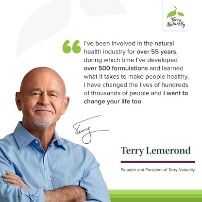 Terry Naturally Lactoferrin with Propolis Extract EP300 - Supplement for Immune Support - Respiratory, Ear & Intestinal Support - 30 Tablets (30 Servings)