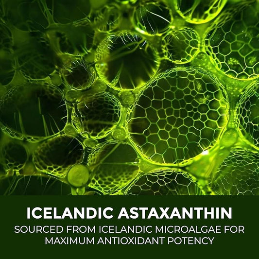 SUPER SUPPLEMENTS Astaxanthin 12mg, 60 Softgels, 2 Month Supply | Premium Astaxanthin Antioxidant | Fresh Microalgae Source | Supports Eye, Joint, Internal Circulation, Skin Health & Natural Tanning