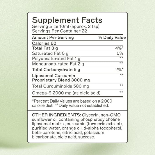Amy Myers MD Liposomal Curcumin - Digestive & Immunity Health Support - Turmeric Curcumin Nutritional Supplement - Gluten-Free & Non-Dairy Adult Health Supplement