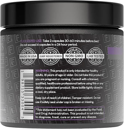 The Night Before 10-in-1 Midnight Maximizer Sleep Supplement, Magnesium Glycinate, L-Theanine & More, Stress Relief, Relaxation, Focus (6 Month Supply, 360 Capsules)