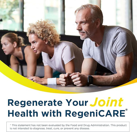 Univera RegeniCARE Canister, Glucosamine, Chondroitin, MSM, Univestin, Restores Cartilage, Supports Joint Comfort + Mobility + Flexibility, 30-Day Supply (Lemon Flavor)