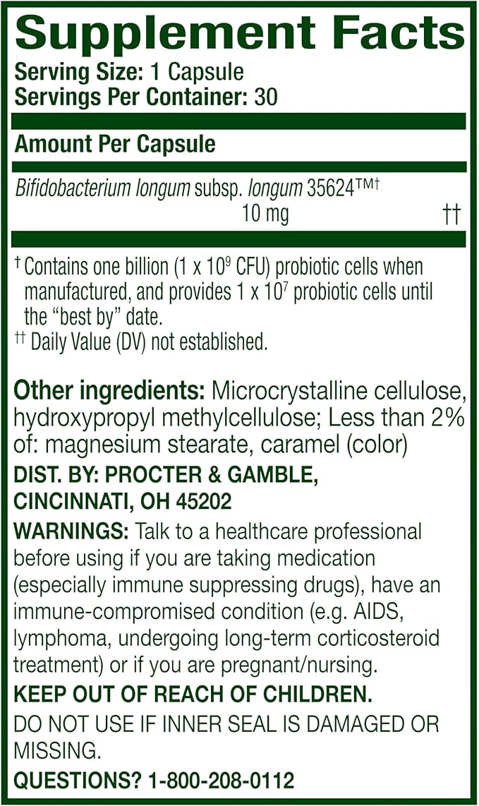 Align Probiotic, Pro Formula, Probiotics for Women and Men, Probiotics for Digestive Health, Men and Womens Probiotic Capsules Help Relieve Occasional Bloating & Gas*, 30 Capsules