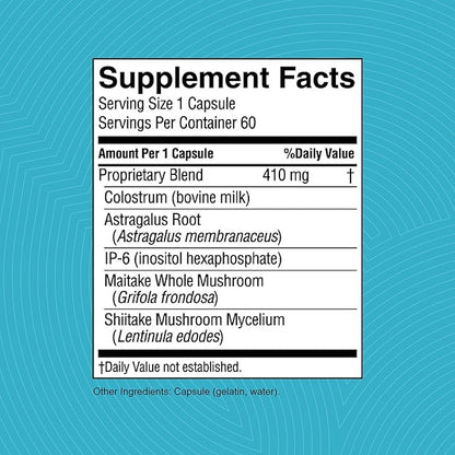 Nature's Sunshine Colostrum with Immune Factors, 60 Capsules | Supports the Immune System and Promotes Gastrointestinal Health