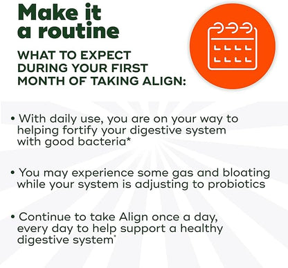 Align Probiotic Extra Strength, Probiotics for Women and Men, #1 Doctor Recommended Brand‡, 5X More Good Bacteria^ to Help Support a Healthy Digestive System*, 42 Capsules (Packaging May Vary)