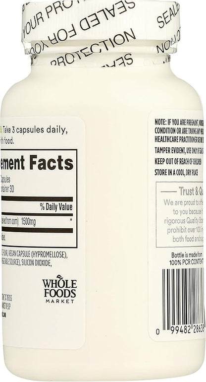 365 by Whole Foods Market, Glucosamine Sulfate 1500 Mg, 90 Veg Capsules (Pack of 2)