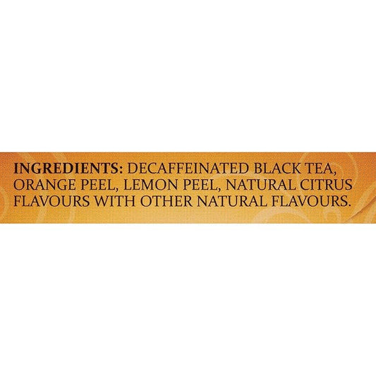 Twinings Decaffeinated Lady Grey Black Tea Individually Wrapped Bags, 20 Count (Pack of 1), Orange Peel & Lemon Peel, Enjoy Hot or Iced, 20 Teabags