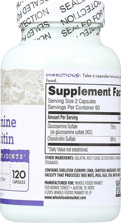 365 by Whole Foods Market, Glucosamine Chondroitin, 120 Count