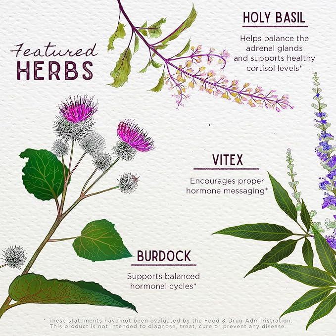 WishGarden Herbs Hot Flash Tamer - Plant-Based Herbal Hot Flash Relief & Night Sweats Supplement with Black Cohosh & Vitex Berry Supports Healthy Hormone Levels, Menopause Relief for Women, 4oz