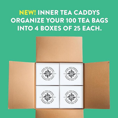 Stash Tea Ginger Peach Green Tea & Matcha Blend, Box of 100 Tea Bags (Packaging May Vary)