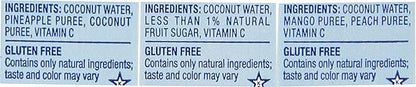Vita Coco Coconut Water, Variety Pack - Naturally Hydrating Electrolyte Drink - Smart Alternative to Coffee, Soda, and Sports Drinks - Gluten Free - 16.9 Ounce (Pack of 12)