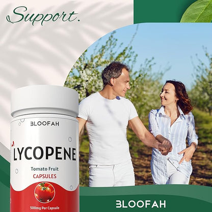 Tomato Powder Capsules 500mg - 180 Count (Lycopene) Natural Carotenoid Supplement for Health and Wellness Support | Gluten Free & Non-GMO, Plant Based