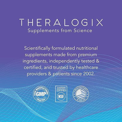 Theralogix Berberine Enhanced Absorption - 90-Day Supply - Made with Berberine Phytosome to Help Support Healthy Metabolism & Hormone Balance* - NSF Certified - 90 Capsules