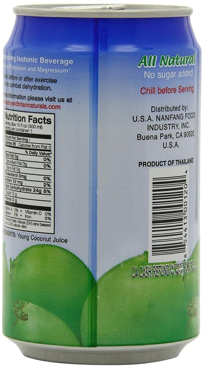 Amy & Brian Coconut Water Original, 10 Fl Oz (Pack of 24)
