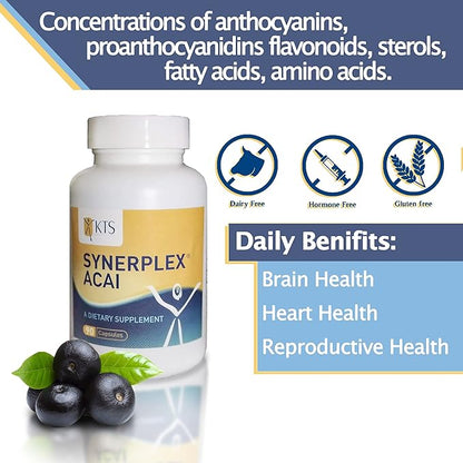 Acai Capsules – All Natural Superfood Supplement for Overall Health - Support Berry Supplement