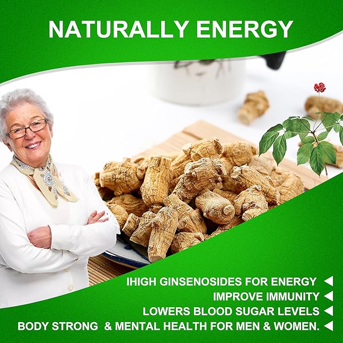 1 LB Hand-Selected American Wisconsin Farmed Ginseng Root |美国威斯康辛州 5年大号泡参 西洋参 花旗参| Cultivated Wisconsin Ginsengss Slices Root 8OZ*2=453g/XL Box
