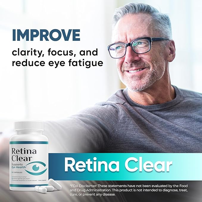 Vision Support Supplement – Eye Health Formula with Lutein, Zeaxanthin, Quercetin, Vitamin A, Zinc, & Bilberry – Supports Visual Clarity, Focus & Eye Fatigue Relief – 60 Capsules (1)