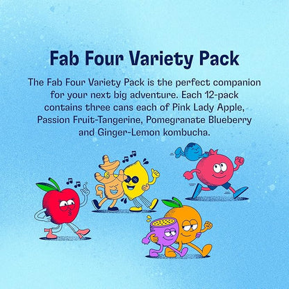 Variety Pack of Four Fab Flavors in Cans by Health-Ade