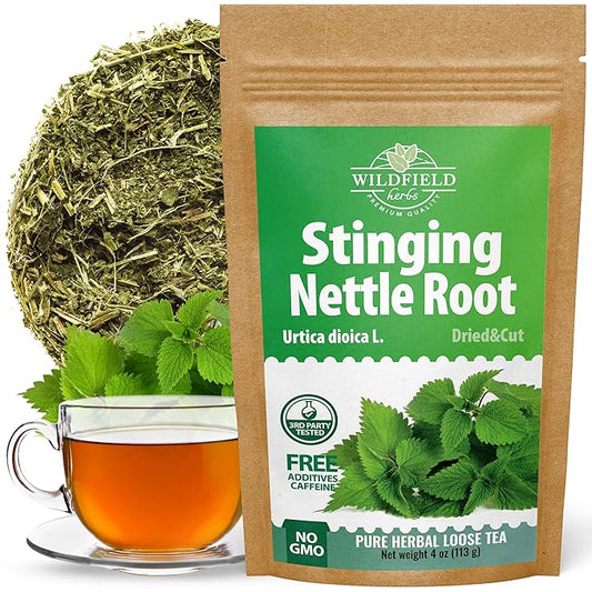 4 oz. Nettle Root Dried Stinging Herbal Tea - 113g Stinging Nettle Root Herb Tea Raíz De Ortiga