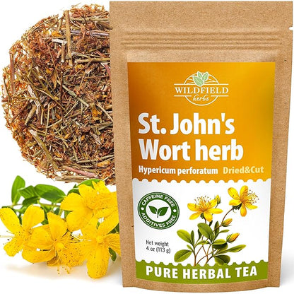 4 oz. St Johns Wort Herb Herbal Tea (Hypericum) - 113g Hierba De San Juan Herb Tea