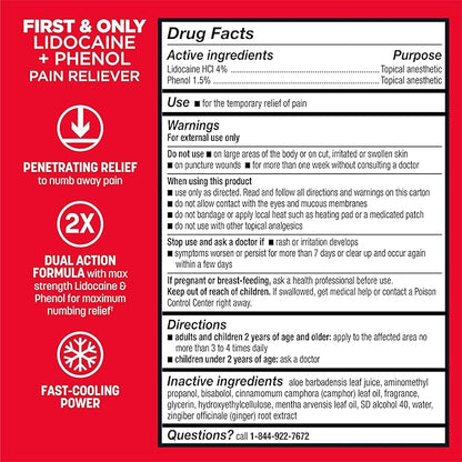 ABSORBINE JR. Pro Maximum-Strength Lidocaine Roll-On for Fast Nerve & Muscle Pain Relief - Non-Greasy, Long-Lasting Formula for Arthritis, Aches, Strains, & More - 2.5 oz - Pack of 1