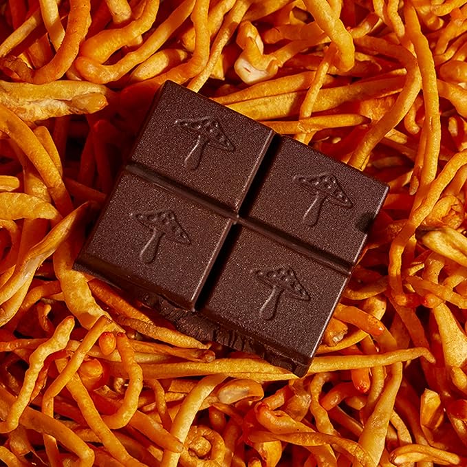 Alice Mushrooms x HBO’s The Last of Us Brainstorm | Mushroom Chocolates | Energy Bites for Focus, Clarity & Cognitive Function | Lions Mane, Cordyceps Mushrooms, Natural Caffeine | 2 Pack