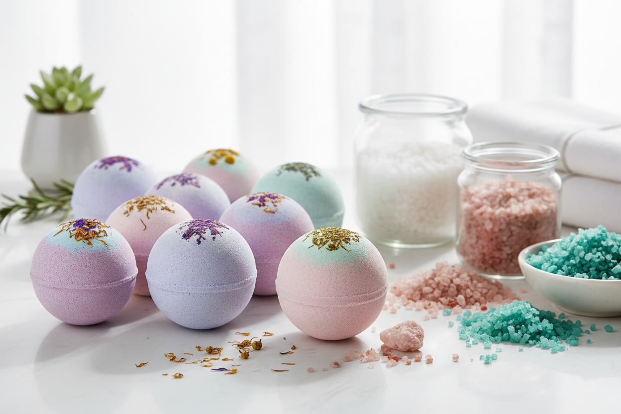 Bath Bombs & Salts (make it real photo)